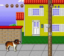 Beethoven's 2nd - The Ultimate Canine Caper! (USA) In game screenshot